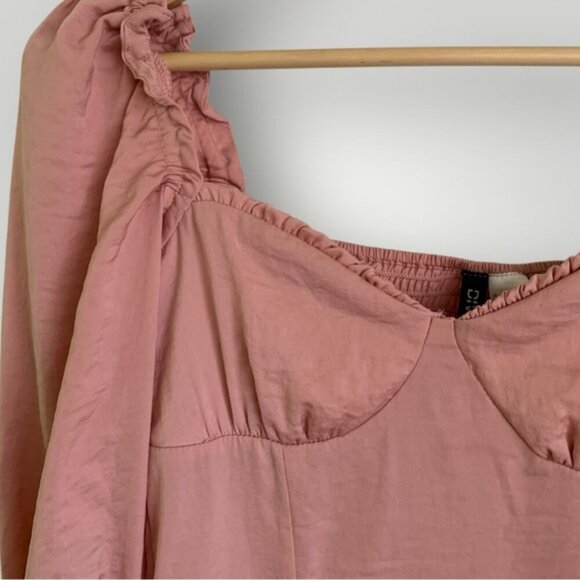 NWT H&M Divided Satin Corset Dress - Picture 7 of 11